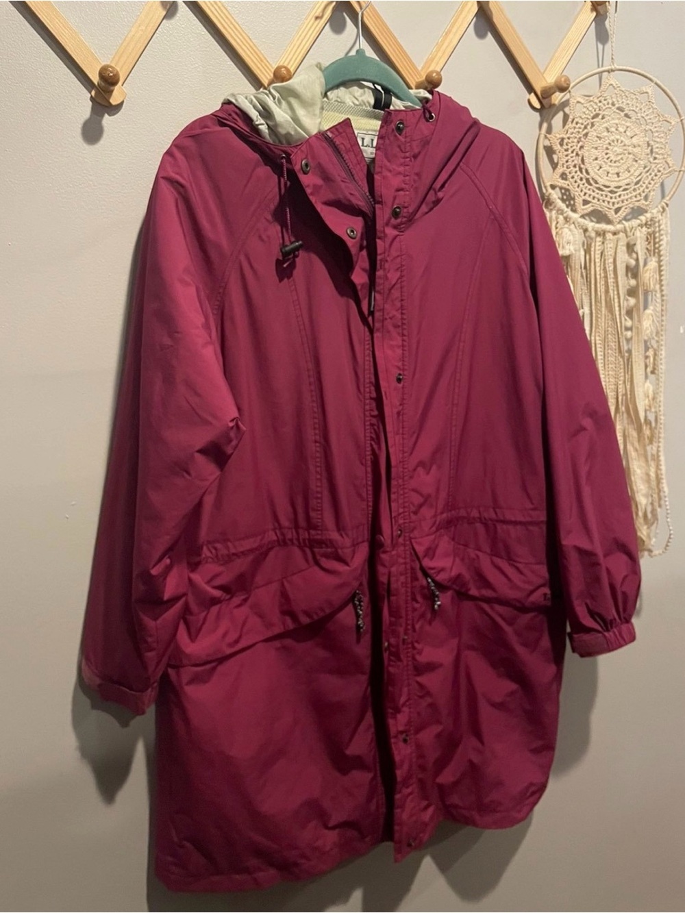 L.L. Bean Stowaway Rain Jacket with GORE-TEX Size Large